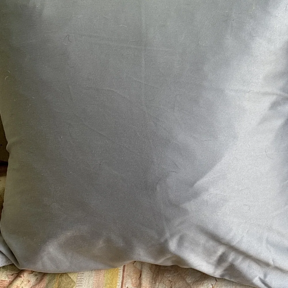 Gray Pillows Feather Set of 2 18x18 Square Geometric Design
